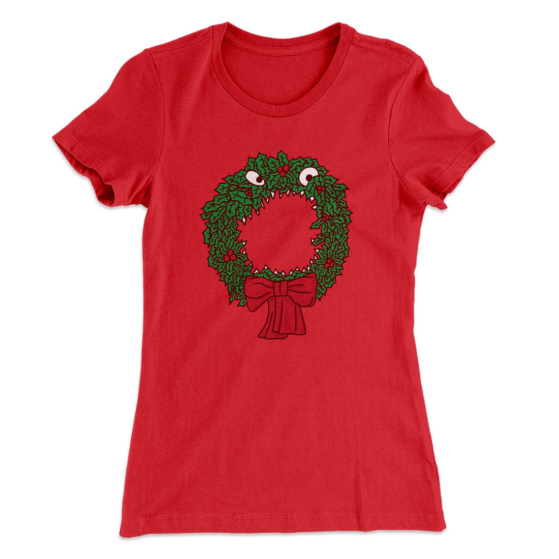 Christmas Nightmare Wreath Women's T-Shirt
