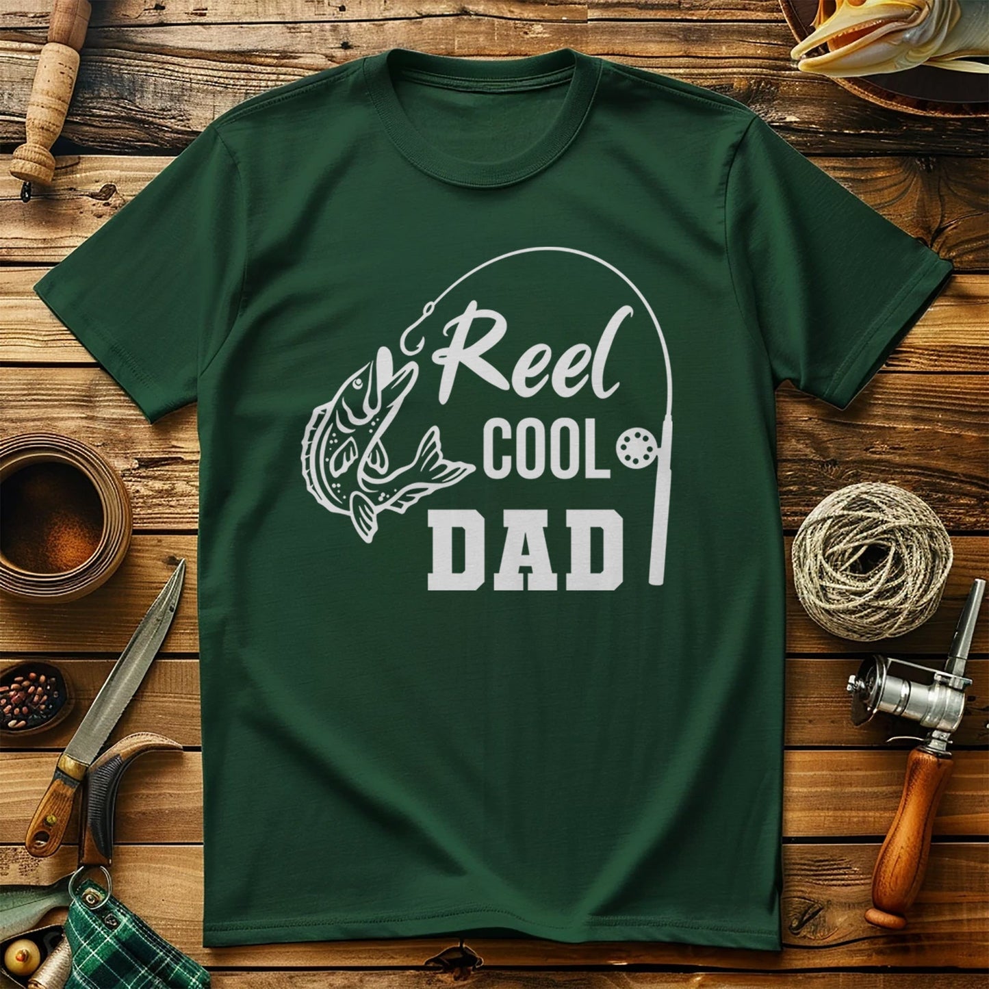 Reel Cool Dad Fishing TShirt T-Shirt