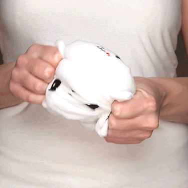 TeeTurtle Reversible Killer Bunny Plushie