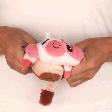 TeeTurtle Reversible Cow Plushie