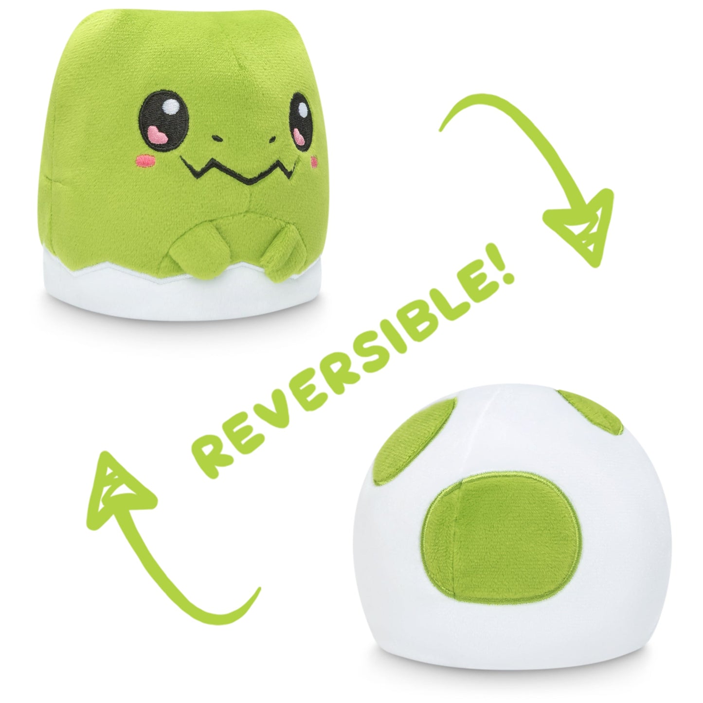 TeeTurtle Reversible T-Rex & Dinosaur Egg Plushie