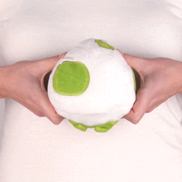 TeeTurtle Reversible T-Rex & Dinosaur Egg Plushie
