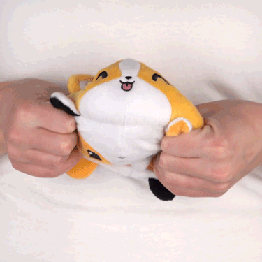 TeeTurtle Reversible Calico Cat & Corgi Plushie