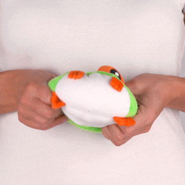 TeeTurtle Reversible Frog Plushie (Tree Frog)