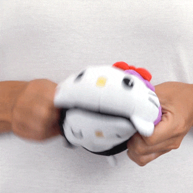 TeeTurtle Reversible Hello Kitty Plushie (Bat + Witch)