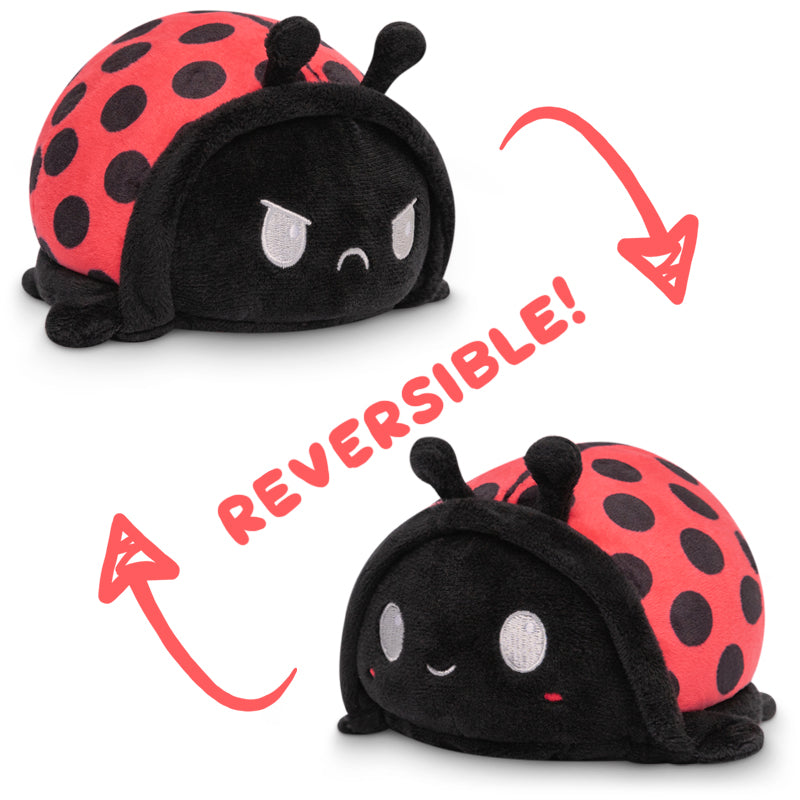 TeeTurtle Reversible Ladybug Plushie