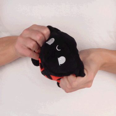 TeeTurtle Reversible Ladybug Plushie