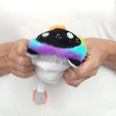 TeeTurtle Reversible Lion Plushie (Rainbow Mane)
