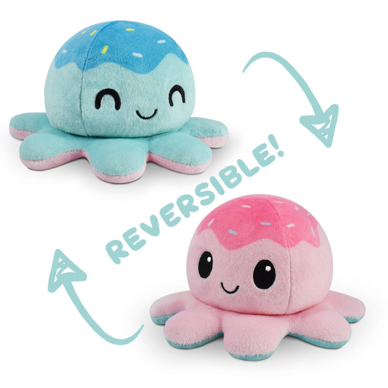 TeeTurtle Reversible Octopus Plushie (Ice Cream)