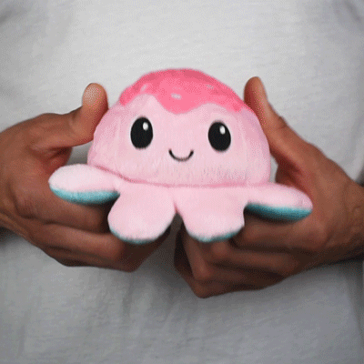 TeeTurtle Reversible Octopus Plushie (Ice Cream)