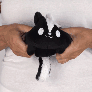 TeeTurtle Reversible Skunk Plushie