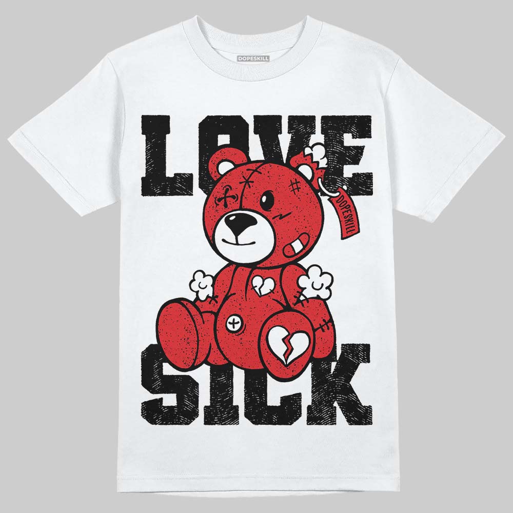 Red Cement 4S DopeSkill T-Shirt Love Sick Graphic