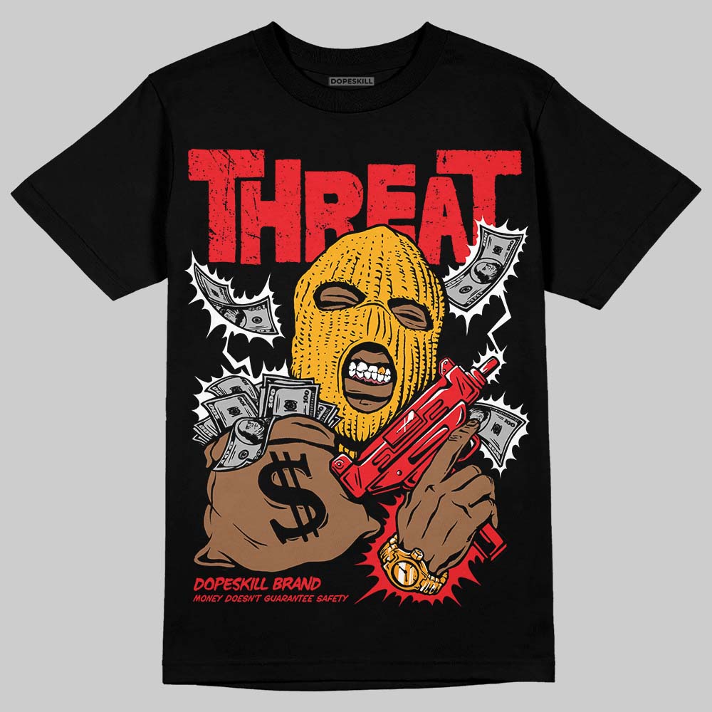 Red Collection DopeSkill T-Shirt Under Threat Graphic