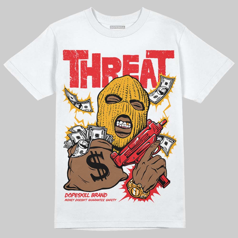 Red Collection DopeSkill T-Shirt Under Threat Graphic