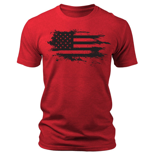 American Flag Shirt 4th Of July USA Patriotic Men's Graphic Tees