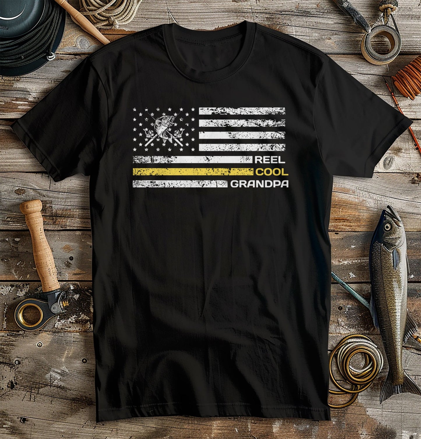 Reel Cool Grandpa TShirt