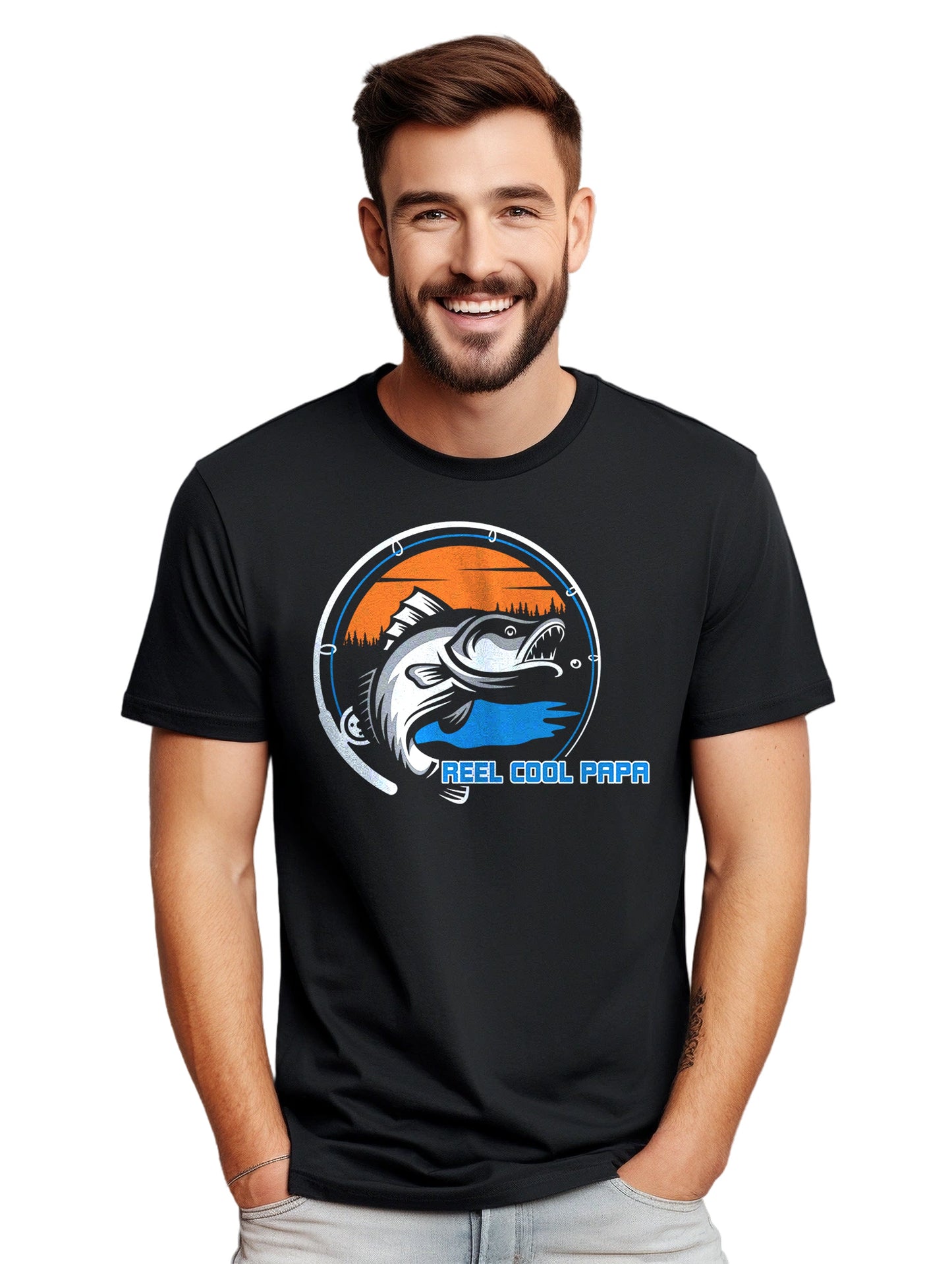 Reel Cool Papa Fishing TShirt T-Shirt