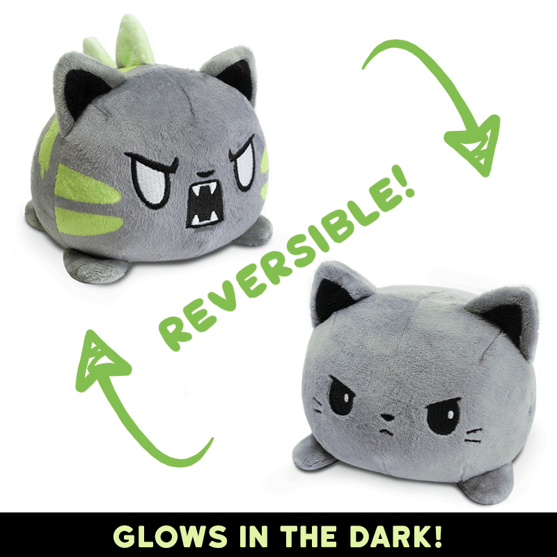 TeeTurtle Reversible Catzilla Plushie (Glow)
