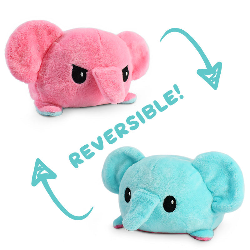 TeeTurtle Reversible Elephant Plushie