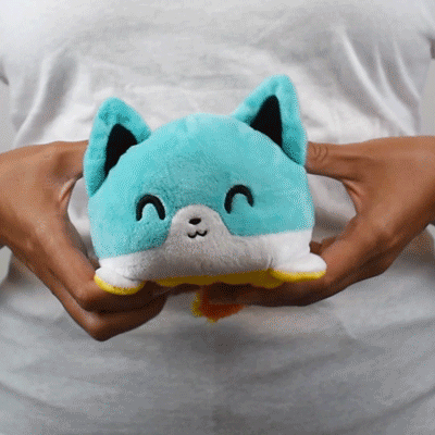 TeeTurtle Reversible Kitsune Plushie