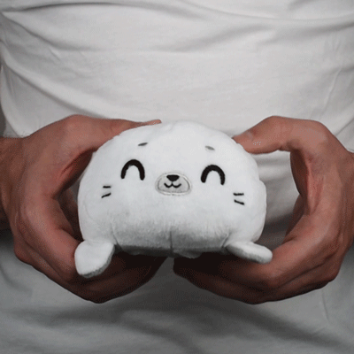 TeeTurtle Reversible Seal Plushie