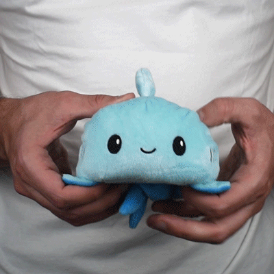 TeeTurtle Reversible Shark Plushie