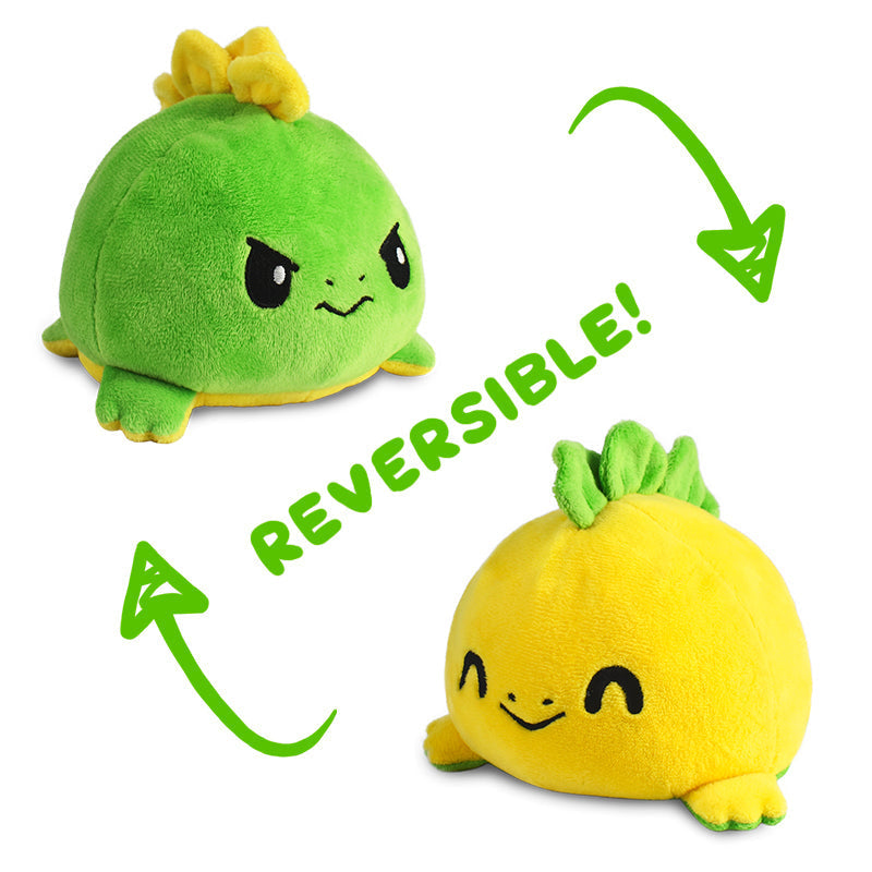 TeeTurtle Reversible Stego Plushie (Green + Yellow)
