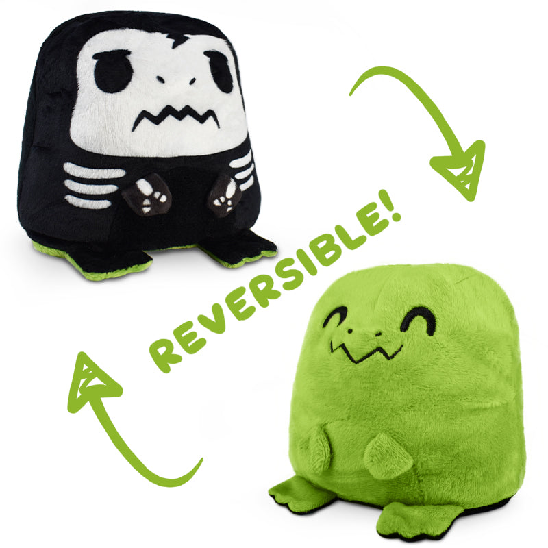 TeeTurtle Reversible T-Rex Plushie (Skeleton)