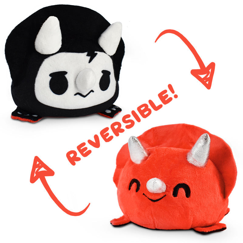 TeeTurtle Reversible Triceratops Plushie (Skeleton)
