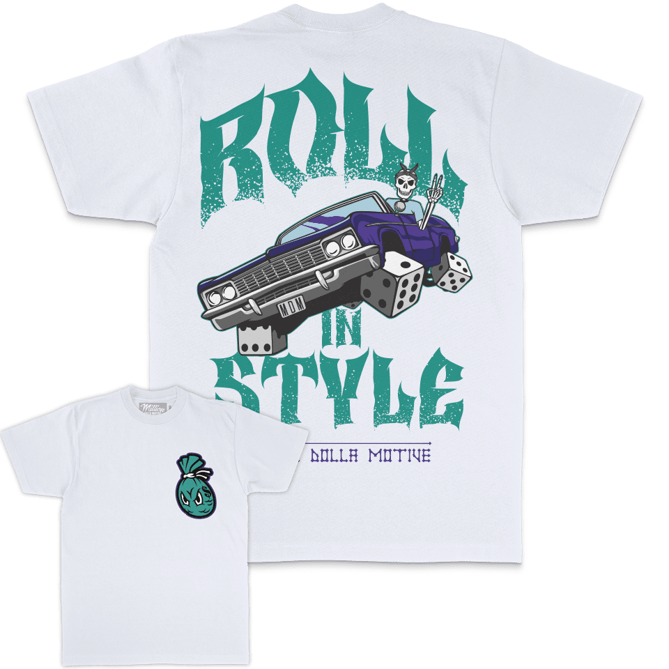 Roll In Style - White T-Shirt