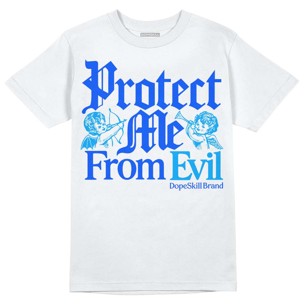 Royal Blue Collection DopeSkill T-Shirt Protect Me From Evil Graphic