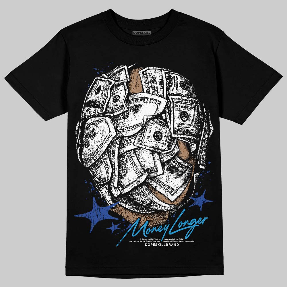 Royal Blue Collection DopeSkill T-Shirt Money Longer Graphic