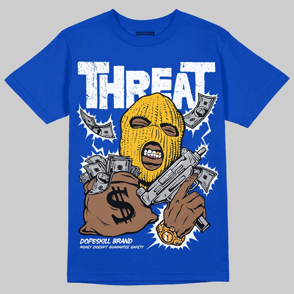 Royal Blue Collection DopeSkill T-Shirt Under Threat Graphic