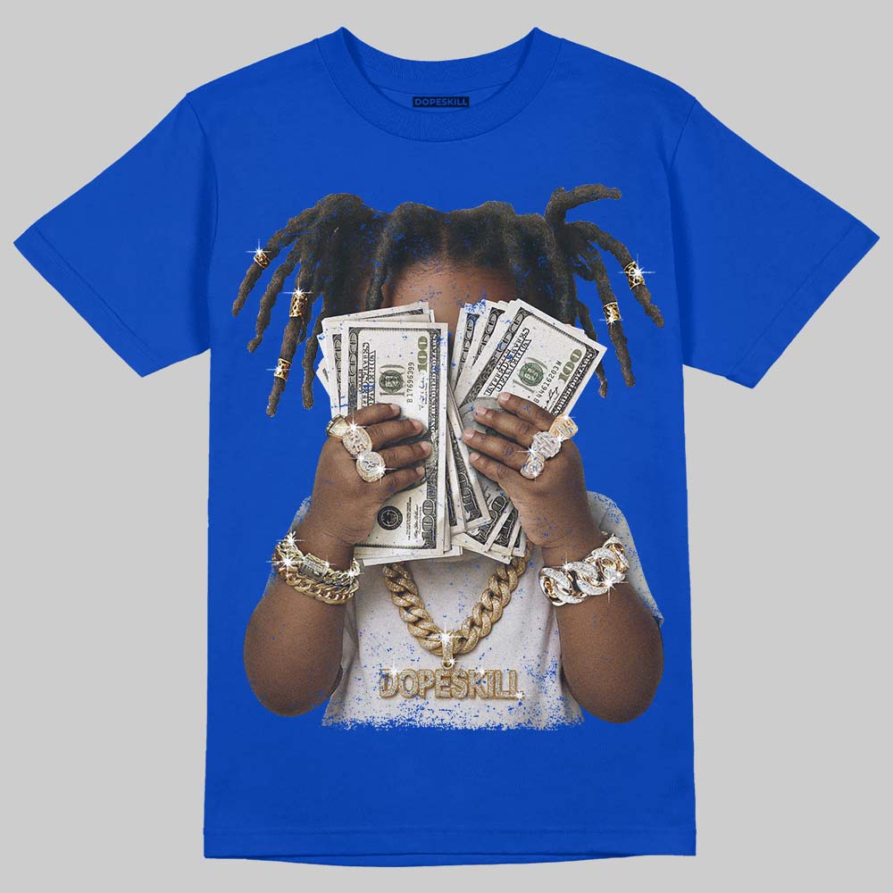Royal Blue Collection DopeSkill T-Shirt Rich Youth Graphic