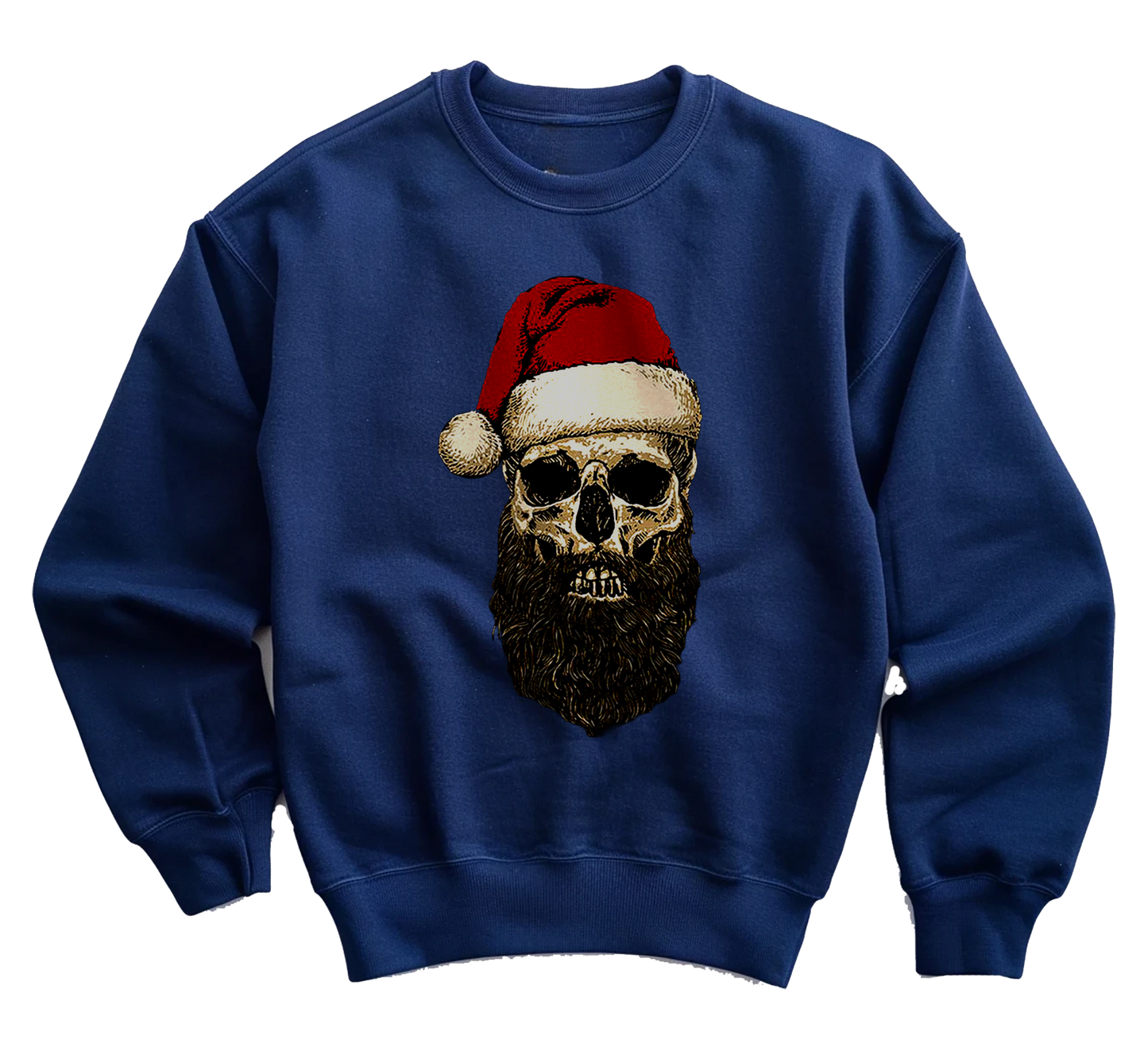 Santa Beard Skull Sweatshirt