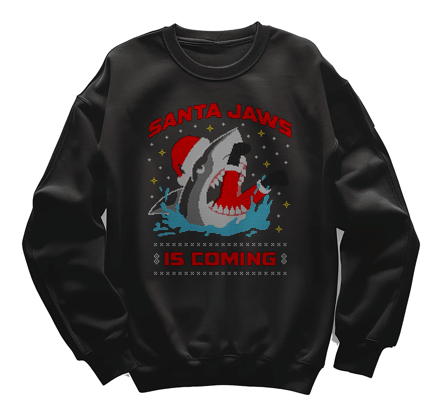 Santa Jaws Is Coming Sweatshirt