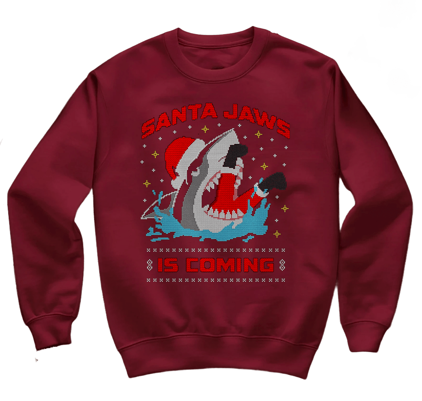 Santa Jaws Is Coming Sweatshirt