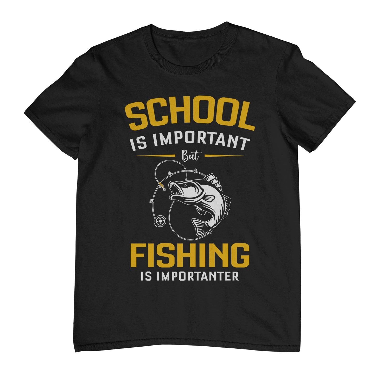 School Is Important, Fishing Is T-Shirt