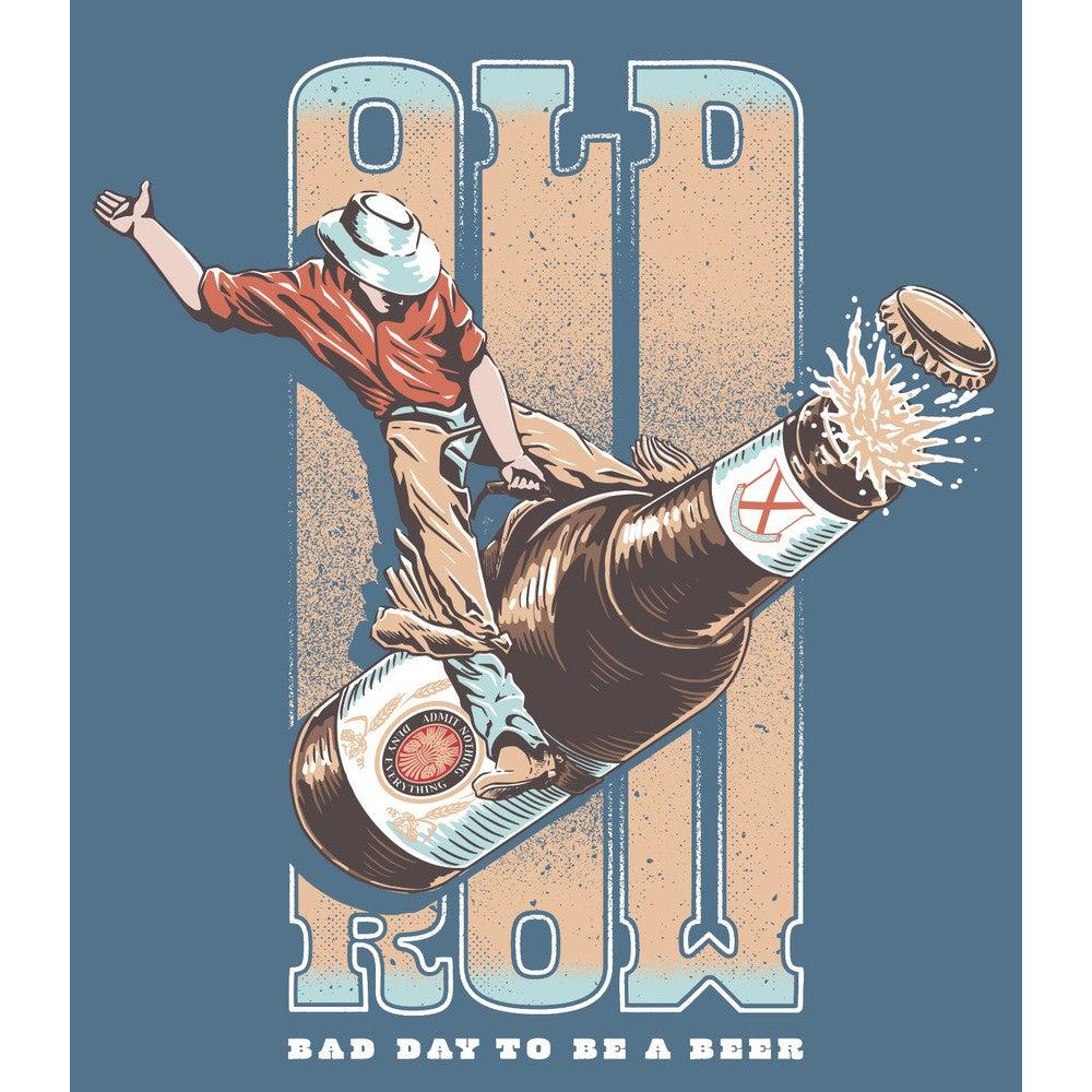 Bad Day To Be A Beer Bronco Pocket Tee