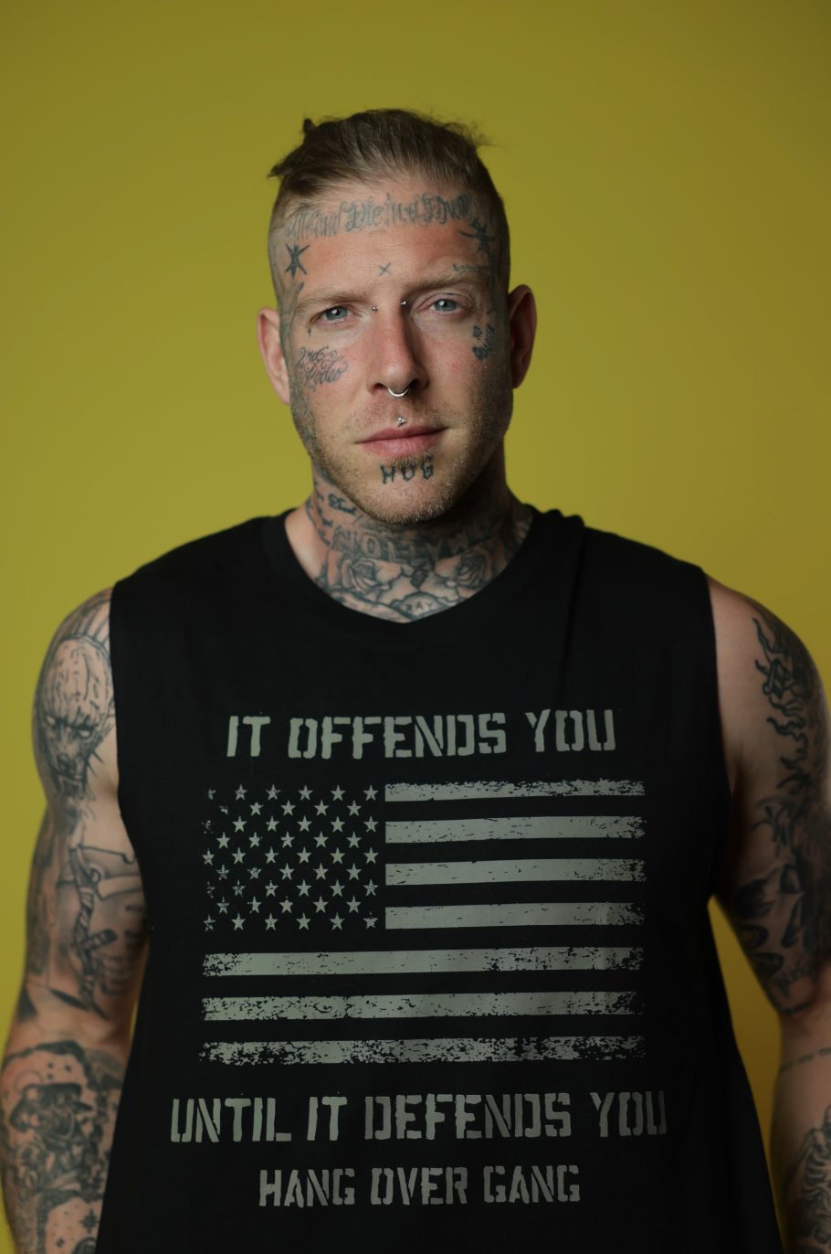 It Offends You, Until it Defends You Sleeveless Shirt