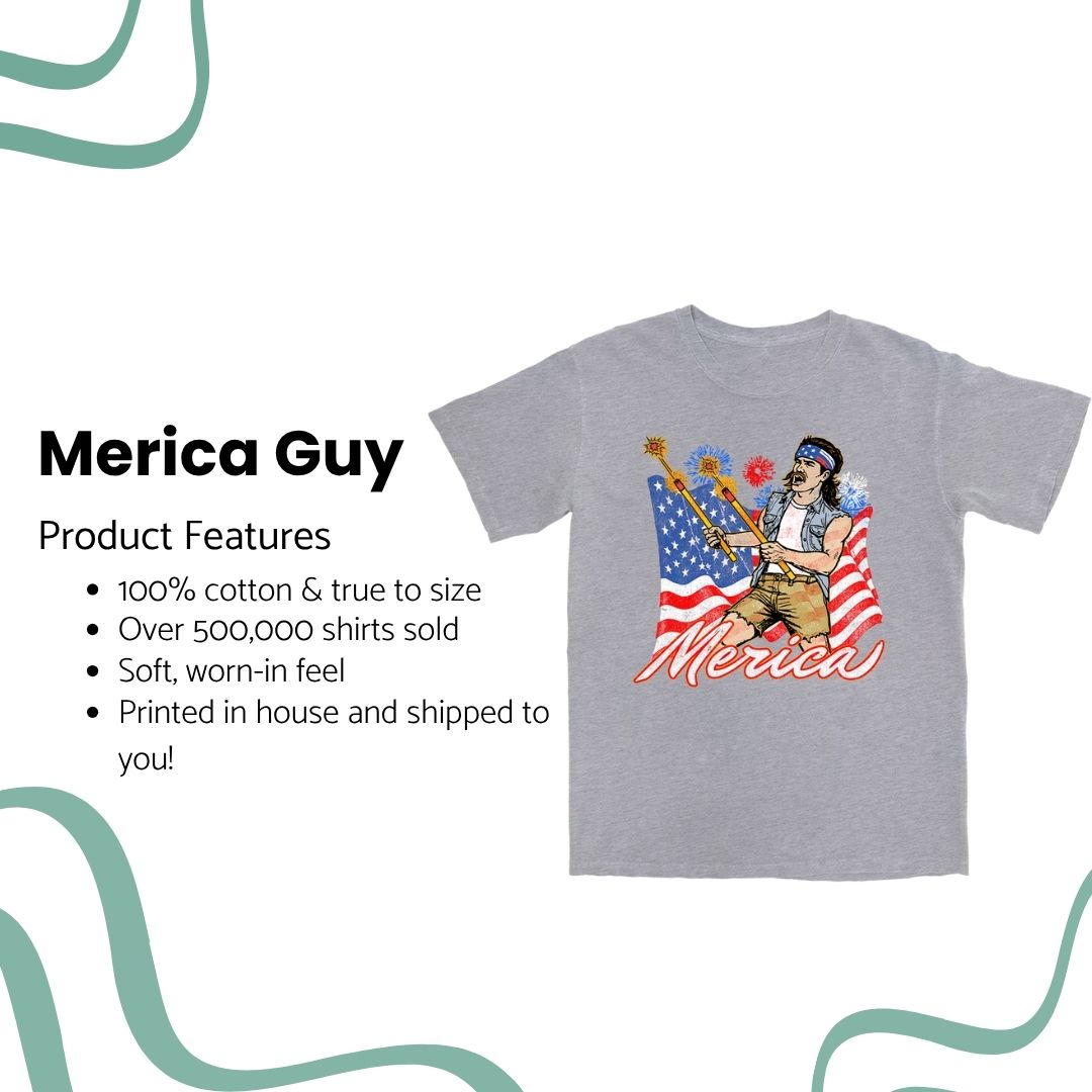 Merica Guy T Shirt