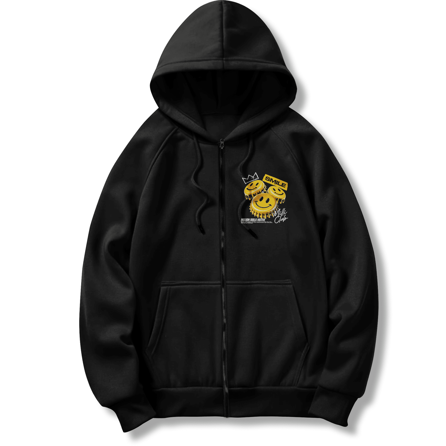 Smile Milli Club - Black Hoodie Sweatshirt