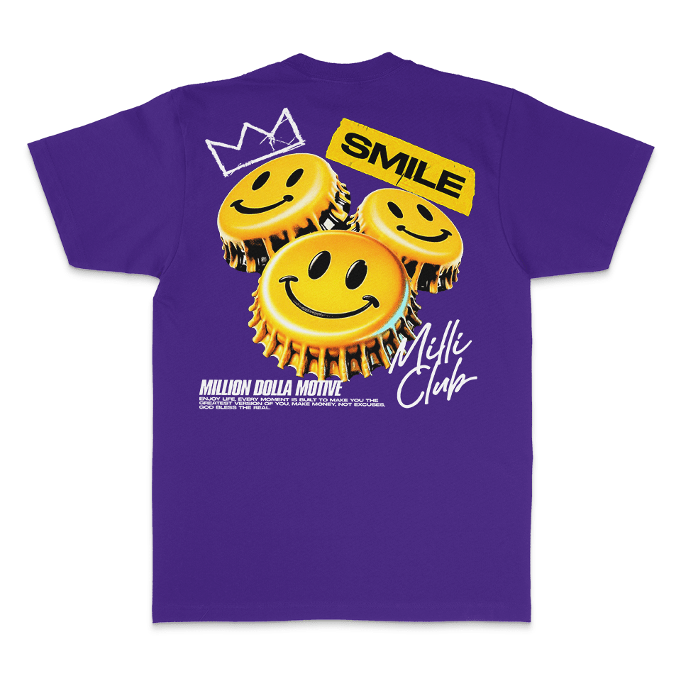 Smile Milli Club - Purple T-Shirt