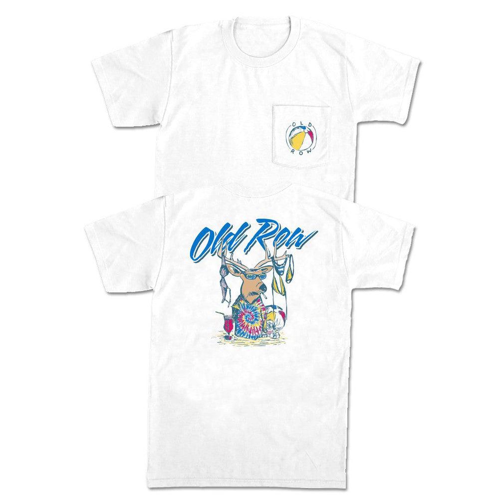 Beach Party Buck Pocket Tee