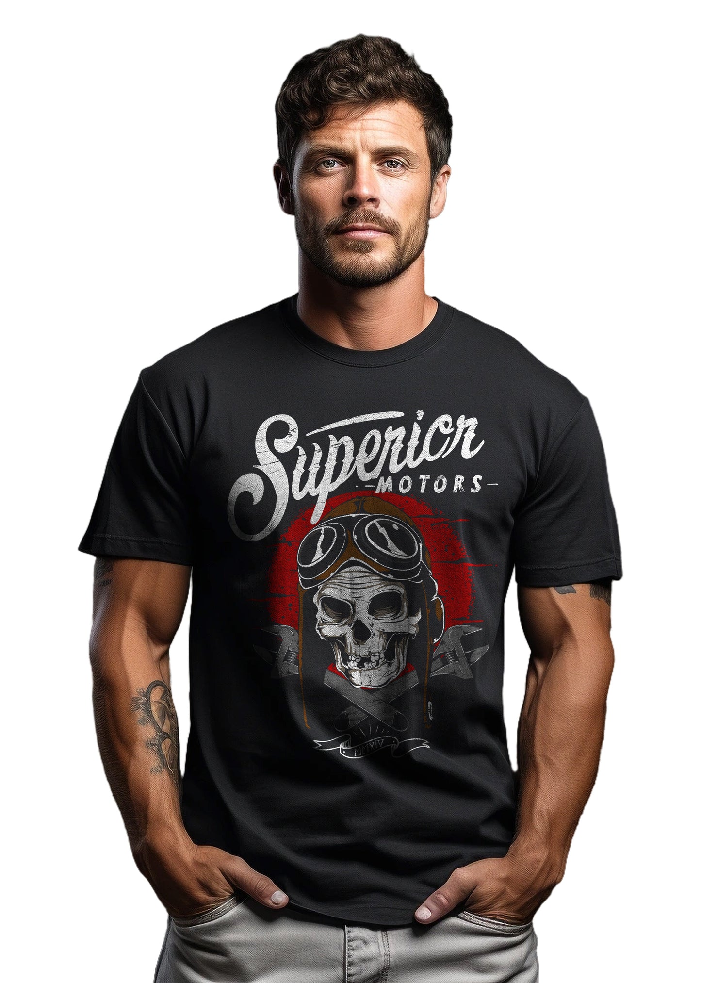 Superior Motorcycles Skull TShirt