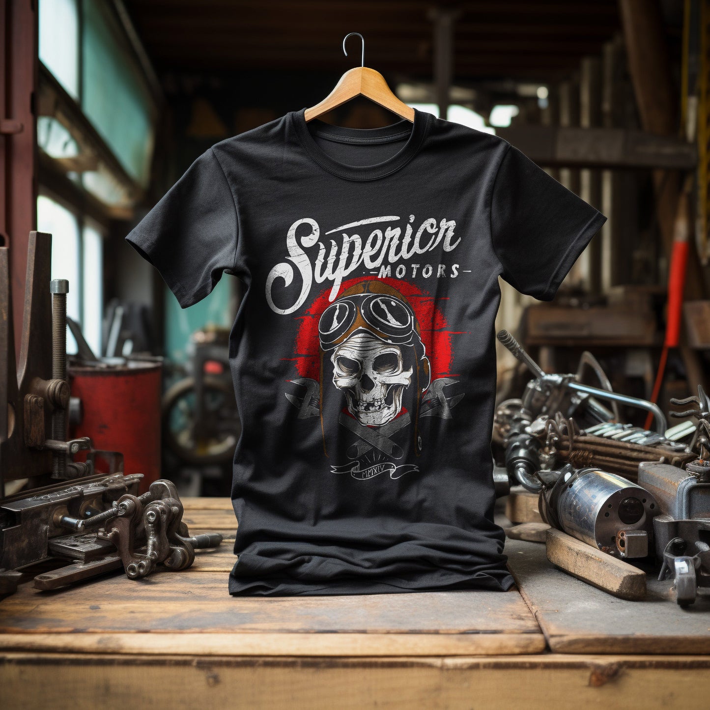 Superior Motorcycles Skull TShirt
