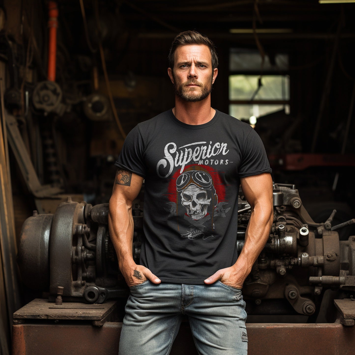Superior Motorcycles Skull TShirt