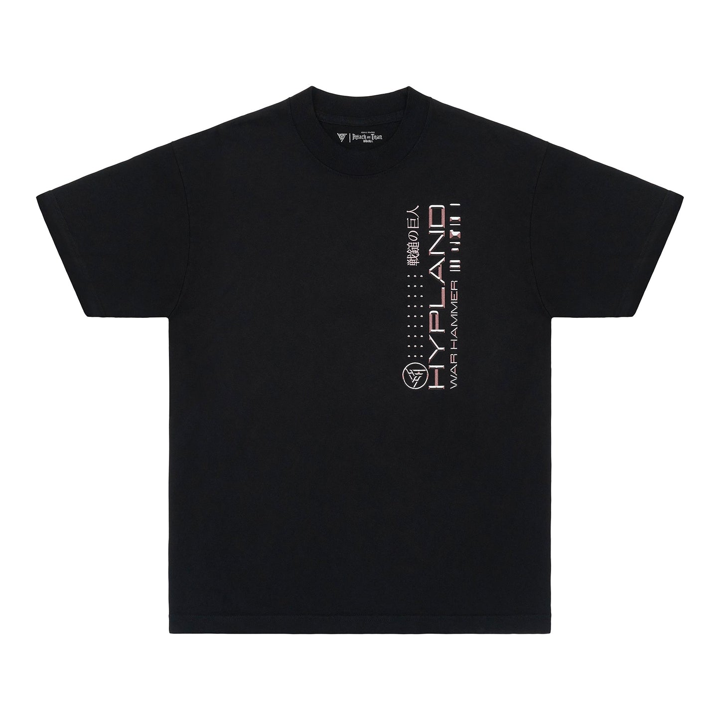 AOT WAR HAMMER SHIRT (BLACK)