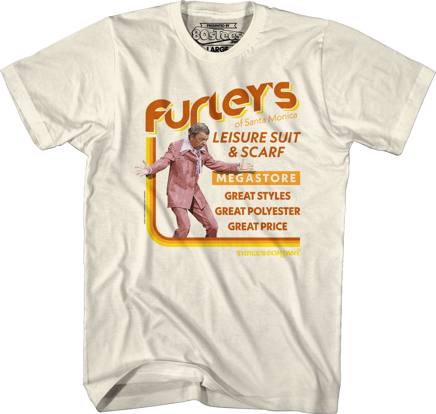 Furley's of Santa Monica Three's Company T-Shirt