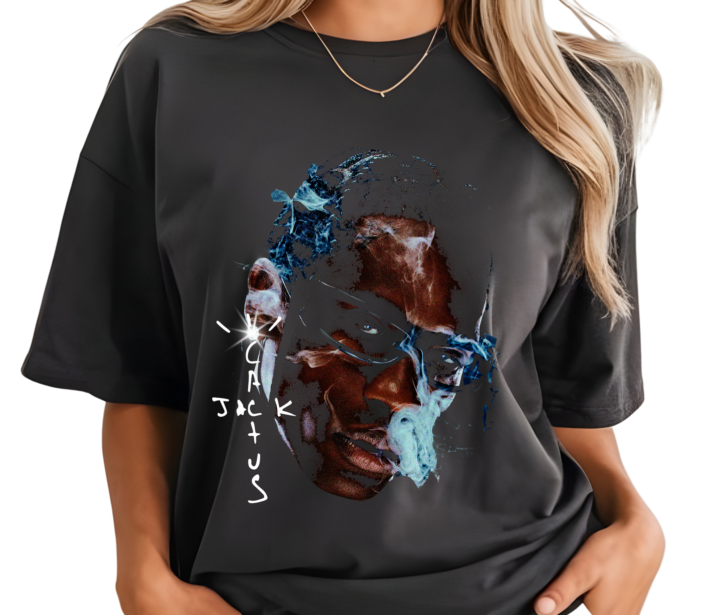 Travis Scott Cactus Jack Graphic Tee – Hip Hop Streetwear T-Shirt, Rare Rap Shirt for Music Fans and Collectors